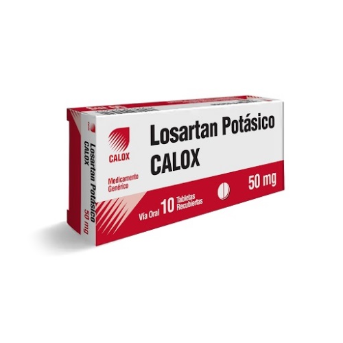 LOSARTAN POT 50 MG X 10 TAB CALOX