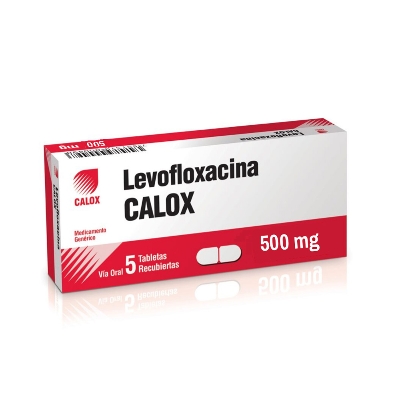 LEVOFLOXACINA 500 MG X 5 COMP  CALOX