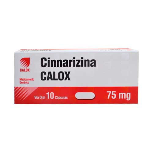 CINNARIZINA 75 MG X 10 CAP  CALOX