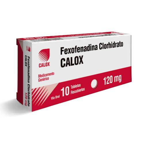 FEXOFENADINA 120 MG X 10 TAB CALOX