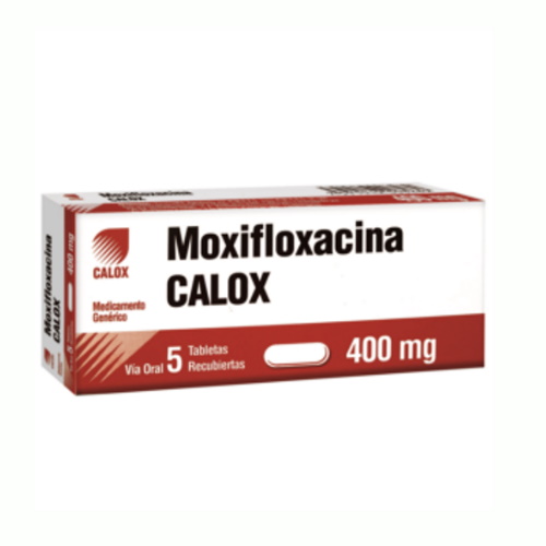 MOXIFLOXACINA 400 MG X 5 TAB CALOX