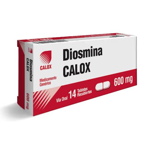 DIOSMINA 600 MG X 14 TAB CALOX