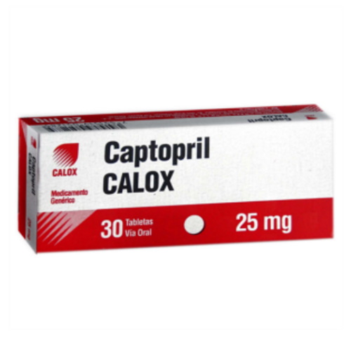 CAPTOPRIL 25 MG X 30 TAB CALOX