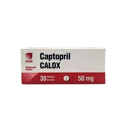 CAPTOPRIL 50 MG X 30 TAB CALOX