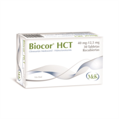 BIOCOR HCT 40/12.5 X 30 TAB CALOX MCK