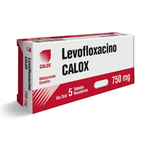 LEVOFLOXACINA 750 MG X 5 TAB CALOX