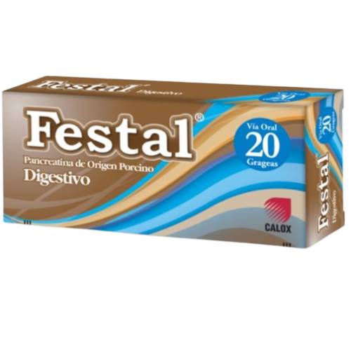 FESTAL X 20 GRAGEAS CALOX OTC