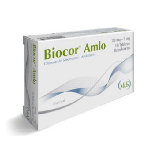 BIOCOR AMLO 20 MG /5 MG  X 10 TAB CALOX MCK