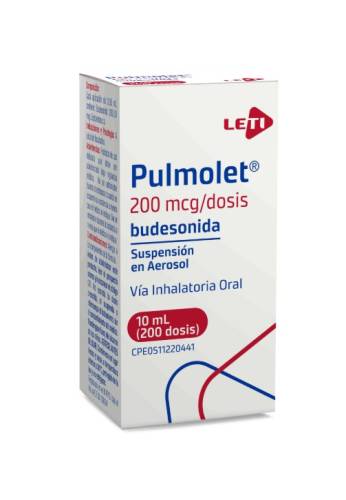 PULMOLET 200 MCG INHALADOR X 200 DOSIS LETI