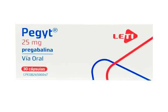 PEGYT 25 MG X 30 CAP LETI