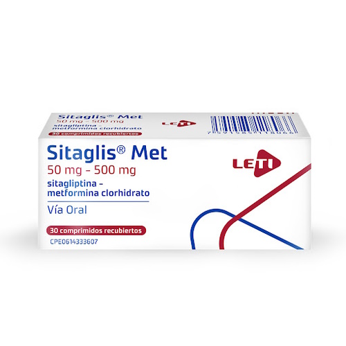 SITAGLIS MET 50 MG/1000 MG X 28 COMP LETI
