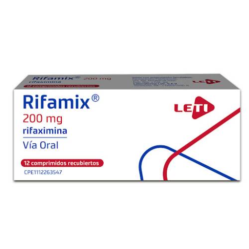 RIFAMIX 200 MG X 12 COMP LETI