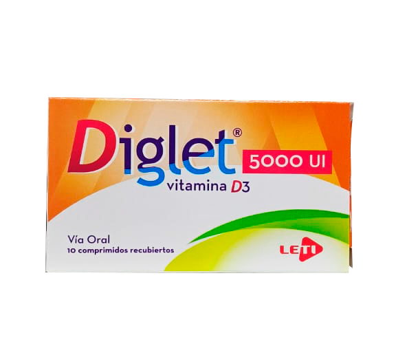 DIGLET D3 5000UI X 10 COMP  LETI