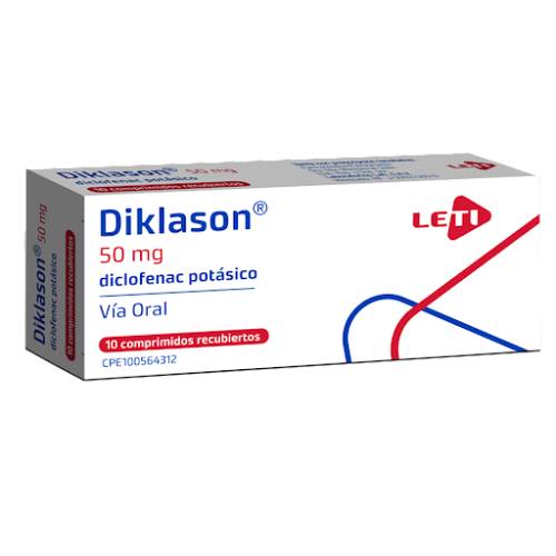DIKLASON 50 MG X 10 COMP LETI