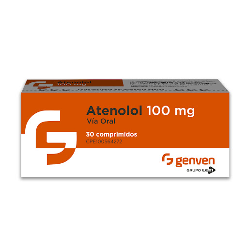 ATENOLOL 100 MG X 30 COMP GENVEN