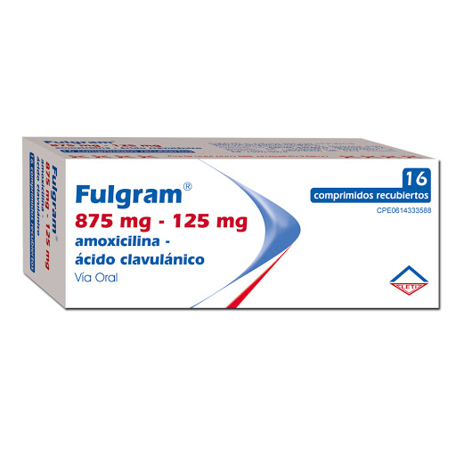 FULGRAM 875/125MG X 16 COMP LETI
