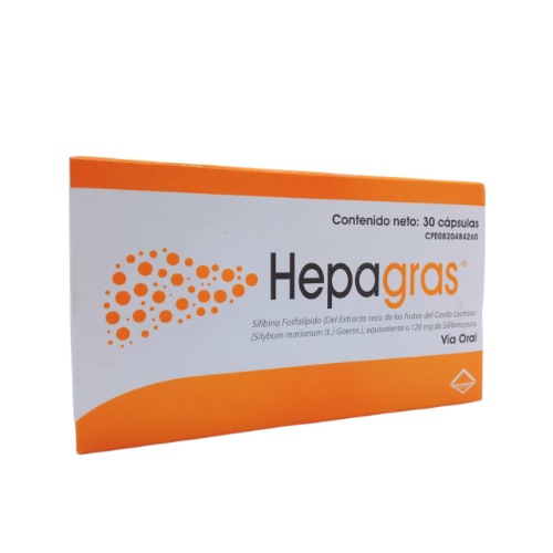 HEPAGRAS 120 MG X 30 CAP LETI