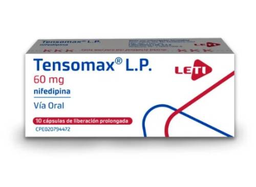 TENSOMAX L.P 60 MG X 10 CAP LETI