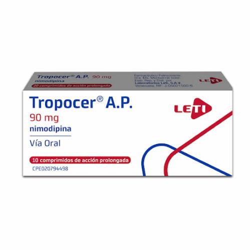 TROPOCER AP 90 MG X 10 COMP LETI