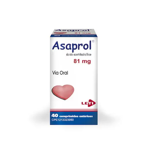 ASAPROL 81 MG X 40 COMP LETI