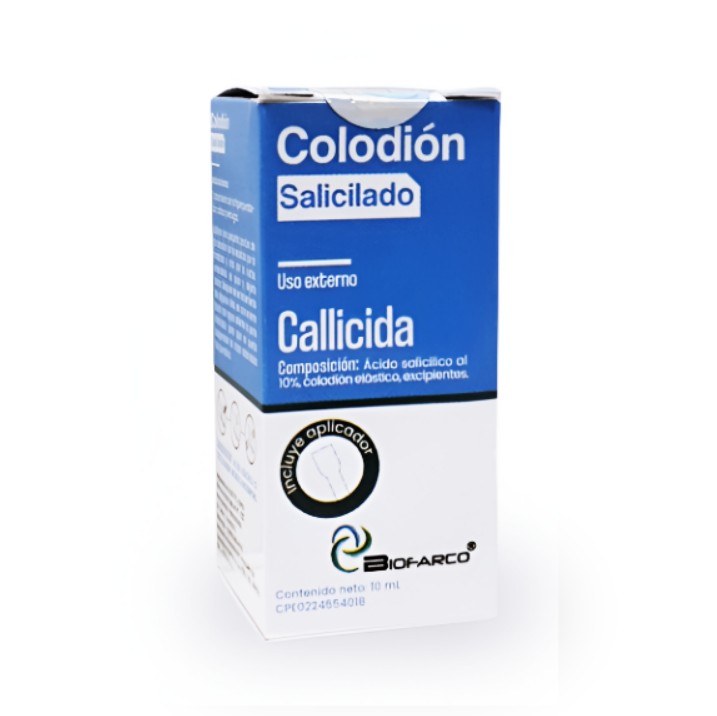 COLODION SALICILADO CALLICIDA  X 10 ML BIOFARCO