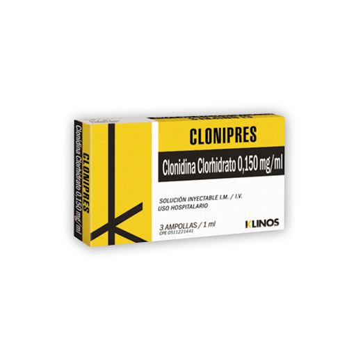 CLONIPRES AMP 0.150 MG X 1 KLINOS MEGALABS
