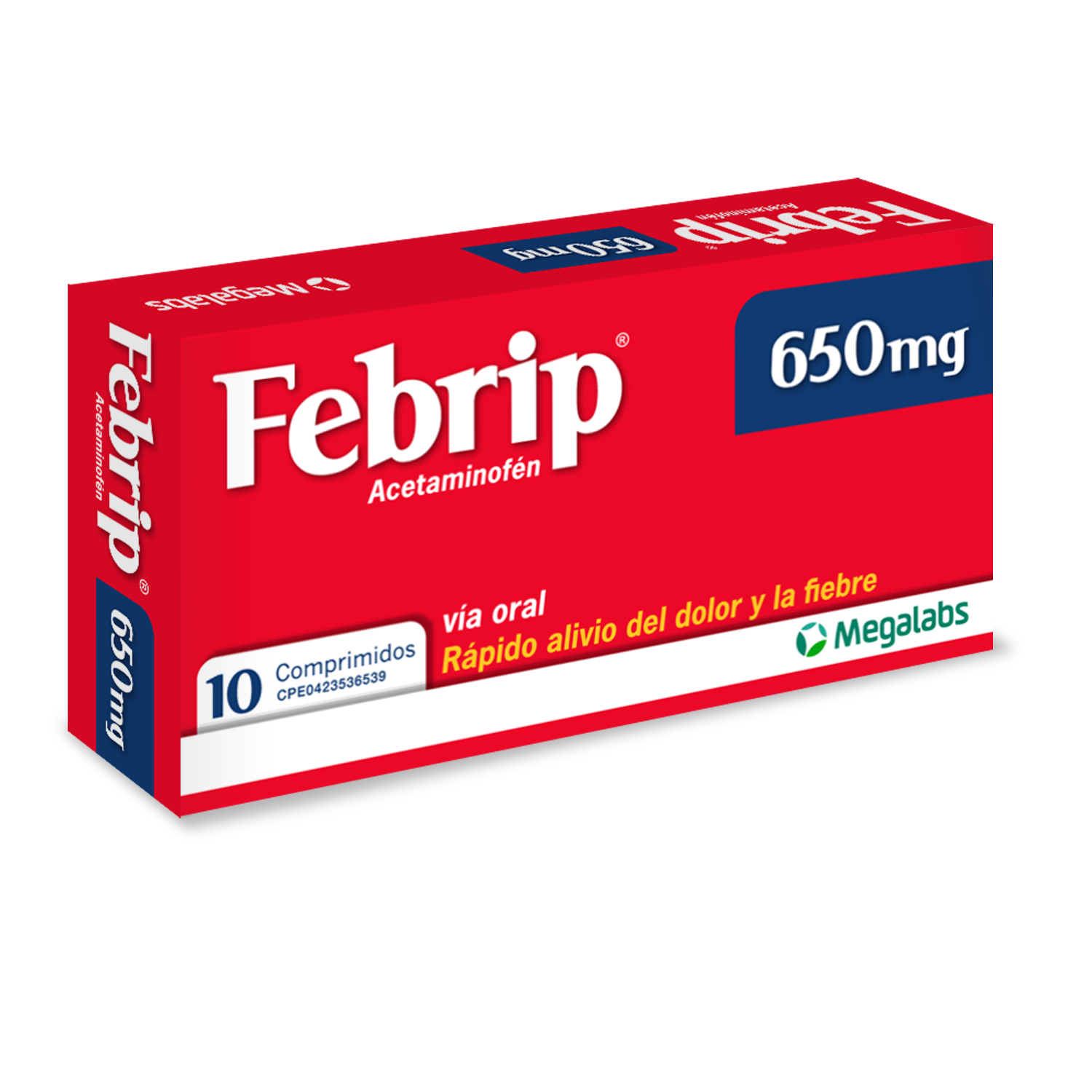 FEBRIP 650 MG X 10 COMP
