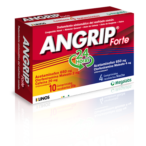 ANGRIP FORTE DIA Y NOCHE X 15 TAB MEGALABS