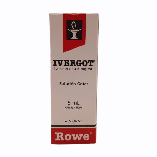 IVERGOT GOTAS 6 MG X 5 ML MEGALABS