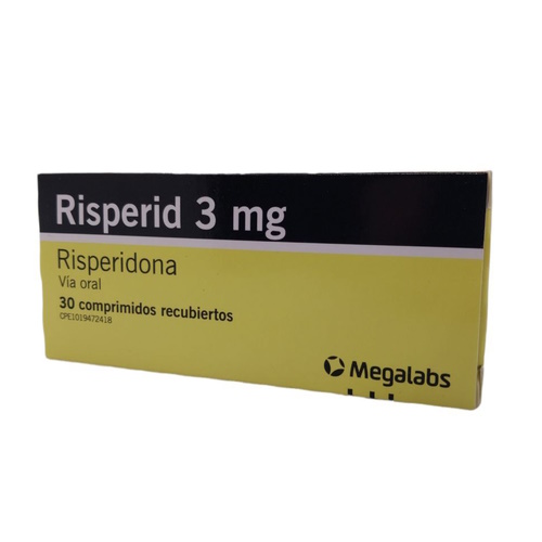 RISPERID 3 MG X 30 COMP MEGALABS