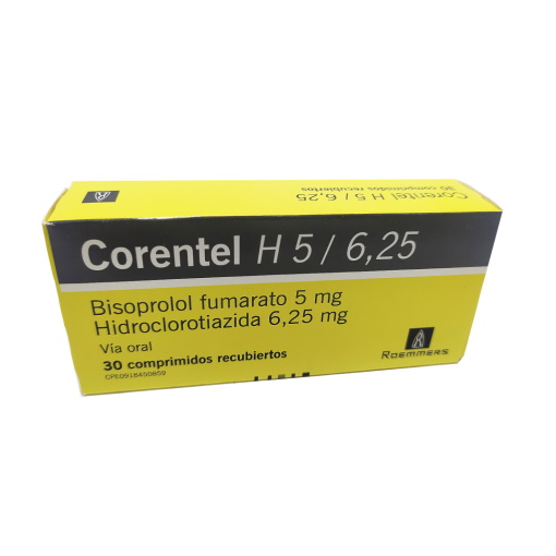 CORENTEL H 5/6.25 MG X 30 COMP MEGALABS