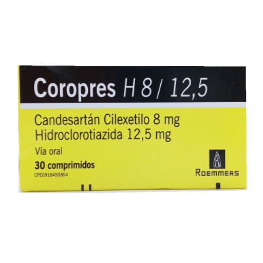 COROPRES H 8 /12.5 MG X 30 COMP MEGALABS