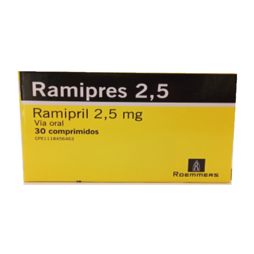 RAMIPRES 2,5 MG X 30 COMP MEGALABS