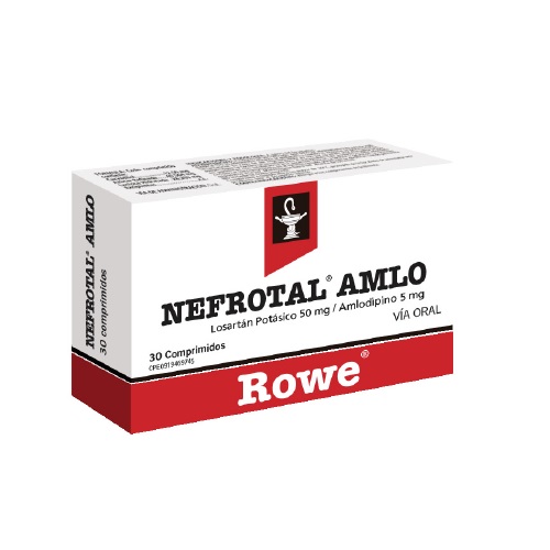 NEFROTAL AMLO 50 MG / 5 MG X 30 TAB MEGALABS