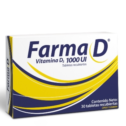 FARMA D 1000 UI D3 X 30 TAB FARMA