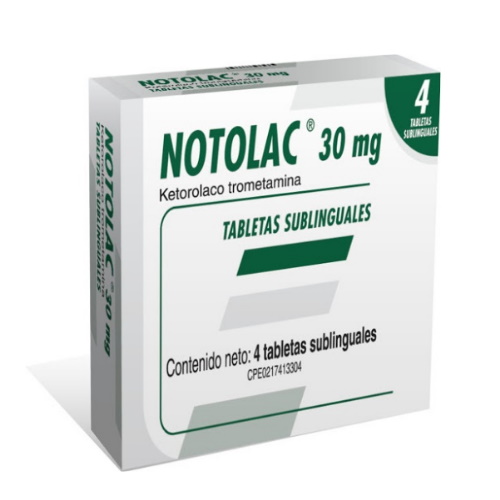 NOTOLAC SUBLING 30 MG  X 4 TAB FARMA
