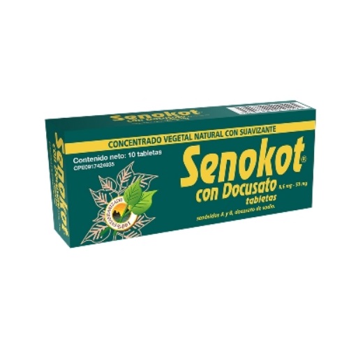 SENOKOT CON DOCUSATO  X 10 TAB FARMA