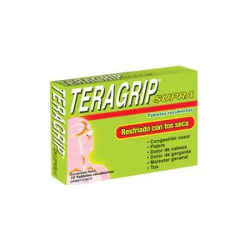 TERAGRIP SUPRA 650 MG X 10 TAB FARMA