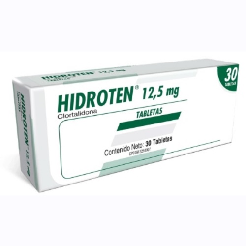 HIDROTEN 12.5 MG X 30 TAB FARMA
