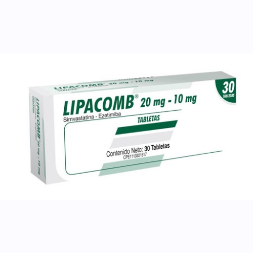 LIPACOMB 20MG / 10MG X 30 TAB FARMA