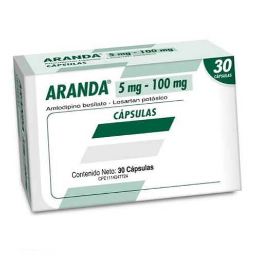 ARANDA 5 / 100 MG X 30 CAP FARMA