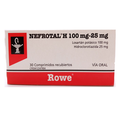 NEFROTAL H 100 / 25 MG X 30 COMP MEGALABS