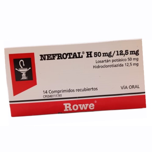 NEFROTAL H 50 / 12.5 MG X 14 COMP MEGALABS