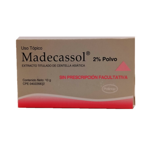 MADECASSOL PLVO  2% X 10 GR POLINAC