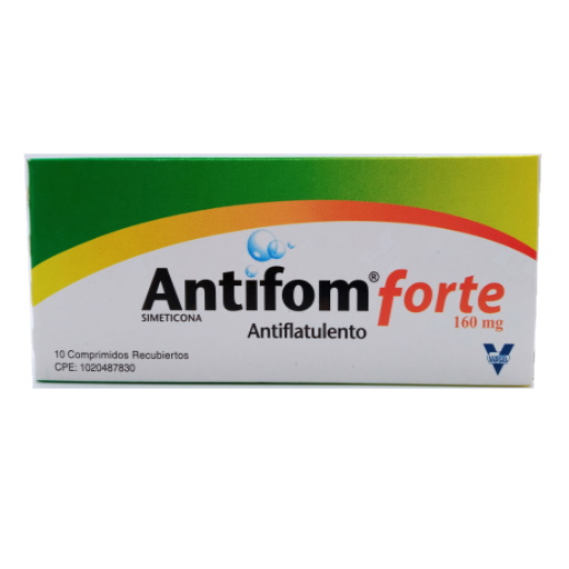 ANTIFOM FORTE 160 MG X 10 COMP VARGAS