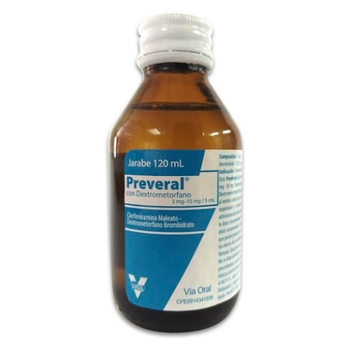 PREVERAL JARABE 3 MG / 15 MG  X 120 ML VARGAS
