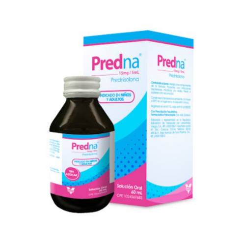 PREDNA JRBE 15 MG X 60 ML VARGAS
