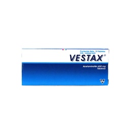 VESTAX  650 MG X 10 TAB VARGAS