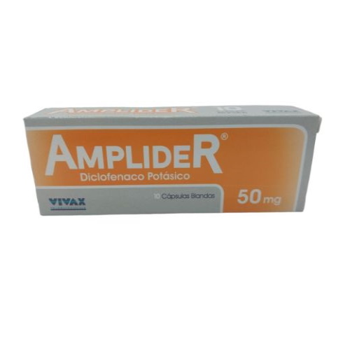 AMPLIDER 50 MG X 10 CAP BLANDAS VIVAX