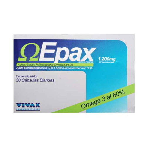 EPAX 1200 MG X 30 CAP CALOX VIVAX
